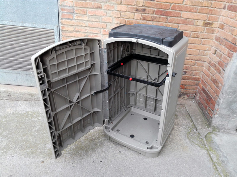 contendor residuos plastico - bandeja 50x35 109.5x61x59 2u